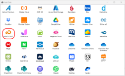 「InfiniCLOUD」をクリック 「InfiniCLOUD」をクリック