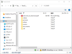 InfiniCLOUD接続完了 InfiniCLOUD接続完了